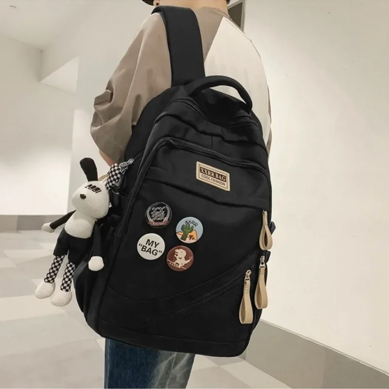 New Retro Zipper Travel Backpack Classic Schoolbag Students Shoulder Male Waterproof Large-capacity Travel Backpacks
New Retro Zipper Travel Backpack Classic Schoolbag Students Shoulder Male Waterproof Large-capacity Travel Backpacks