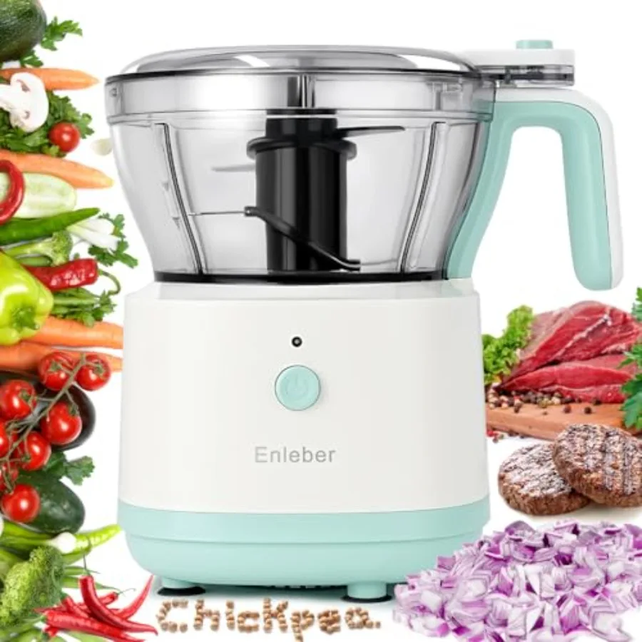 Food Processor Electric Food Chopper with 4.5-Cup 1000ml Vegetable Chopper and Meat GrinderBPA Free Stainless Steel Blade for C
Food Processor Electric Food Chopper with 4.5-Cup 1000ml Vegetable Chopper and Meat GrinderBPA Free Stainless Steel Blade for C