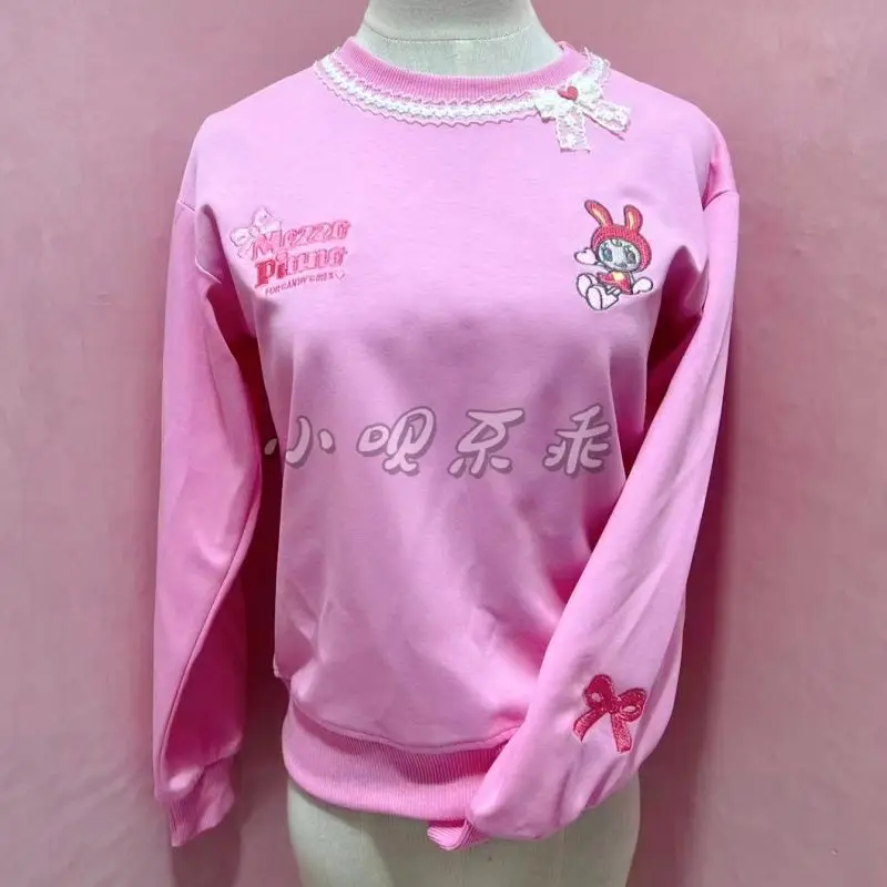 Cartoon Mp Embroidery Cute Daughter's Clothing Japanese Autumn Dopamine Cotton Long Sleeves Pullover Sweatshirt Women Y2k Top
Cartoon Mp Embroidery Cute Daughter's Clothing Japanese Autumn Dopamine Cotton Long Sleeves Pullover Sweatshirt Women Y2k Top