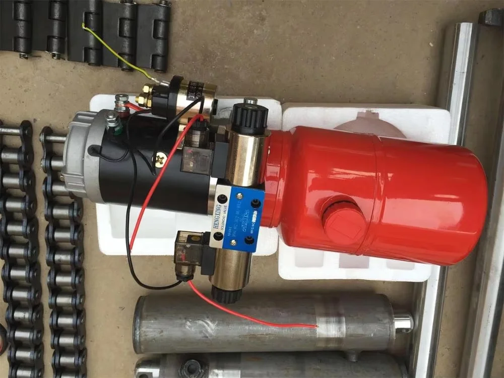 Dump truck with environmental protection sealing cover hydraulic power unit 24V DC oil pump motor with unlimited remote control
Dump truck with environmental protection sealing cover hydraulic power unit 24V DC oil pump motor with unlimited remote control