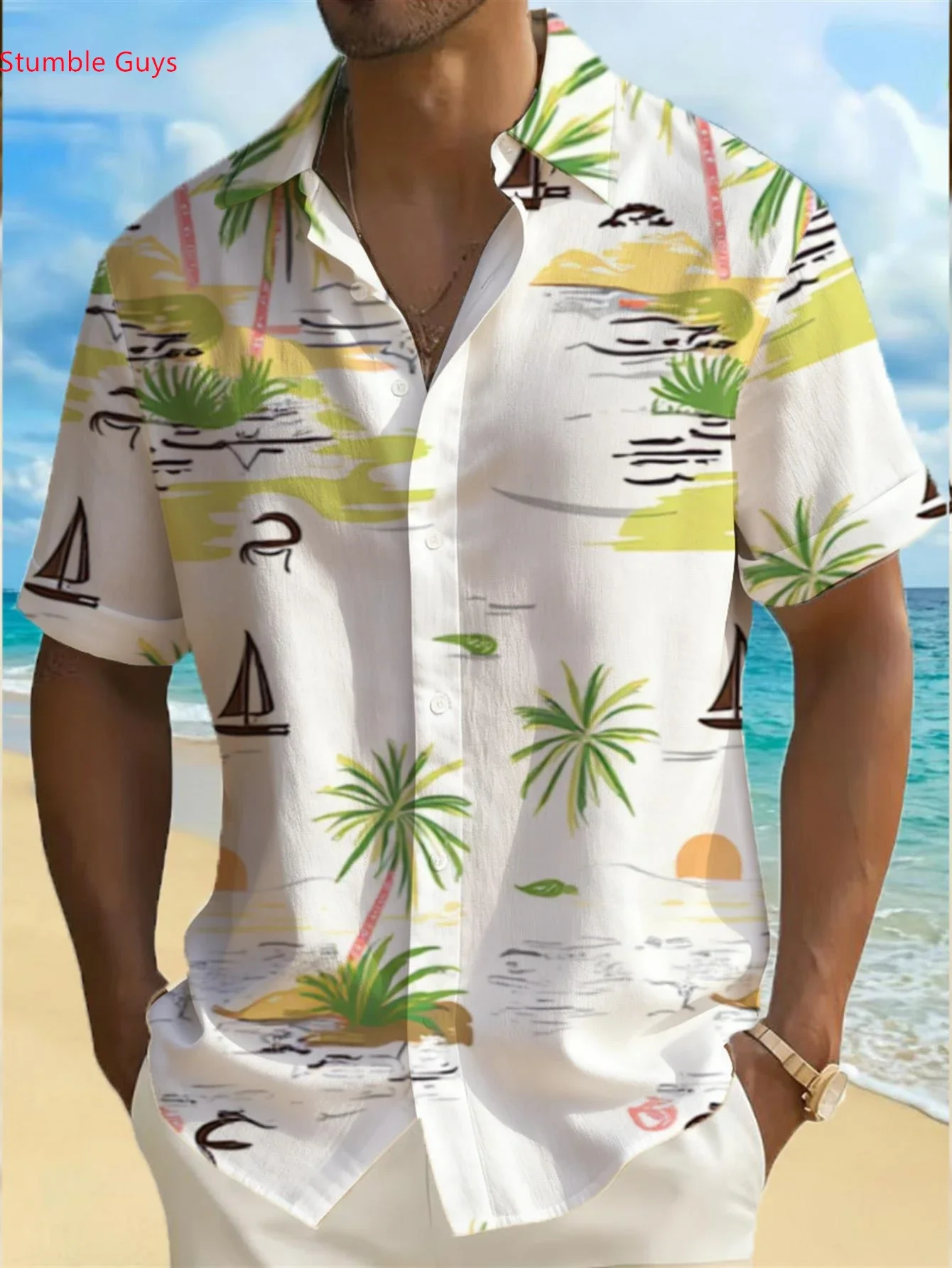 2026 Summer Casual Men's Hawaiian Shirt Man Women Short Sleeve Chic Beach Party Print Fashion Vacation Shirts
2026 Summer Casual Men's Hawaiian Shirt Man Women Short Sleeve Chic Beach Party Print Fashion Vacation Shirts