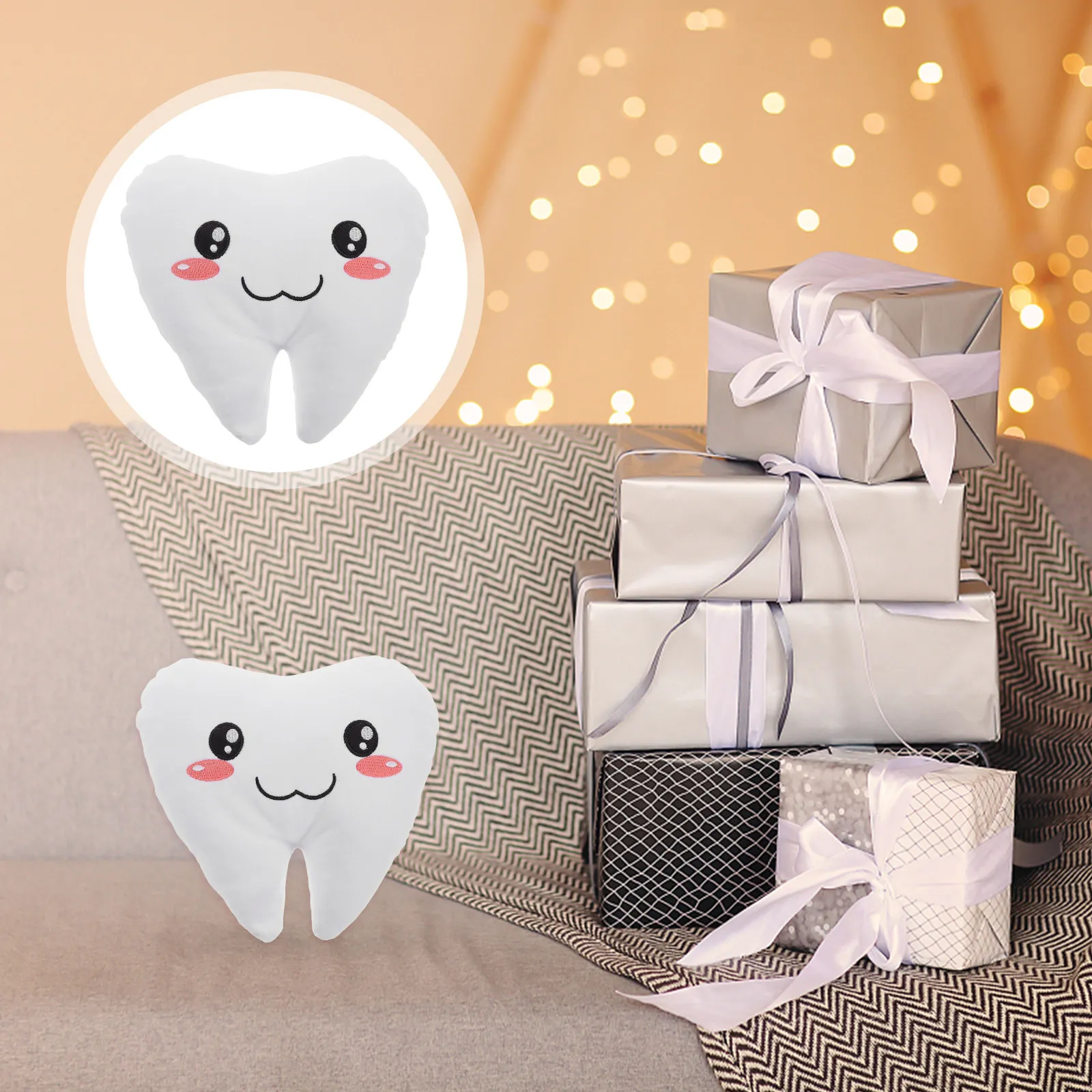 Soft Tooth Pillow Kids Cute Tooth Keepsake Nursery Decor Boys Girls Support Cushion Soft Stuffed Animal
Soft Tooth Pillow Kids Cute Tooth Keepsake Nursery Decor Boys Girls Support Cushion Soft Stuffed Animal