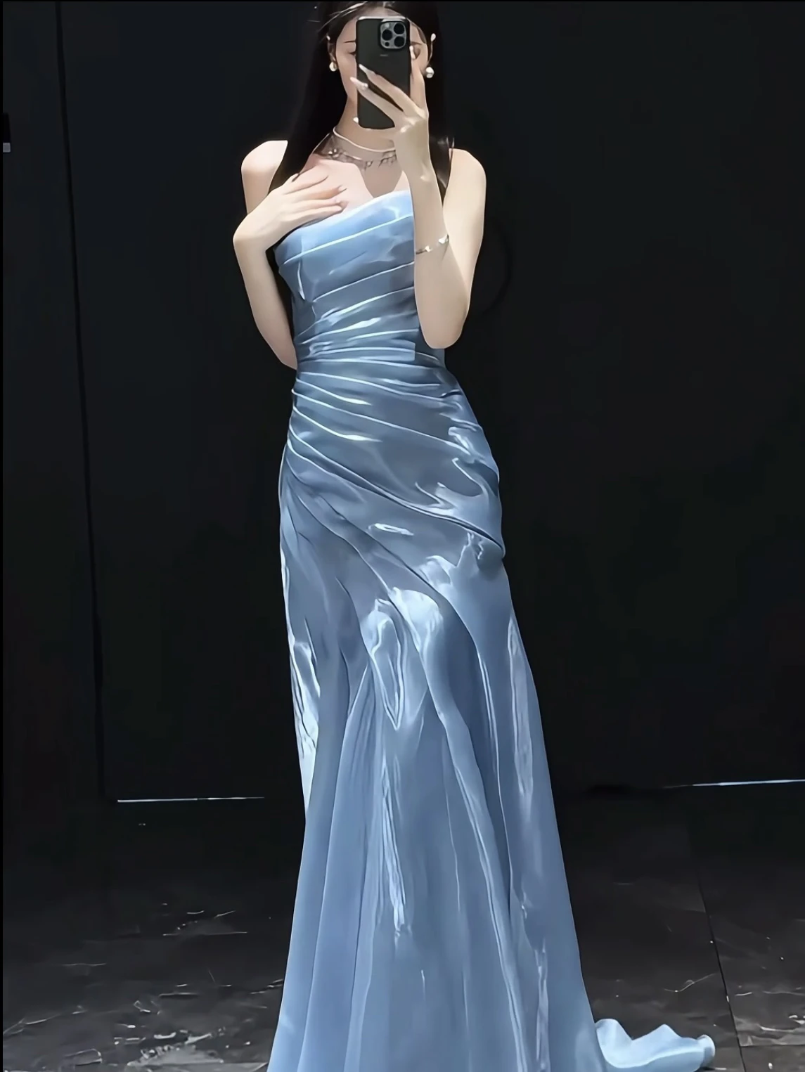 Elegant Birthday Evening Gown Women's Sexy Slim Fit Fish Tail Skirt Student Adult Ceremony Dress Long Skirt No Sleeve
Elegant Birthday Evening Gown Women's Sexy Slim Fit Fish Tail Skirt Student Adult Ceremony Dress Long Skirt No Sleeve