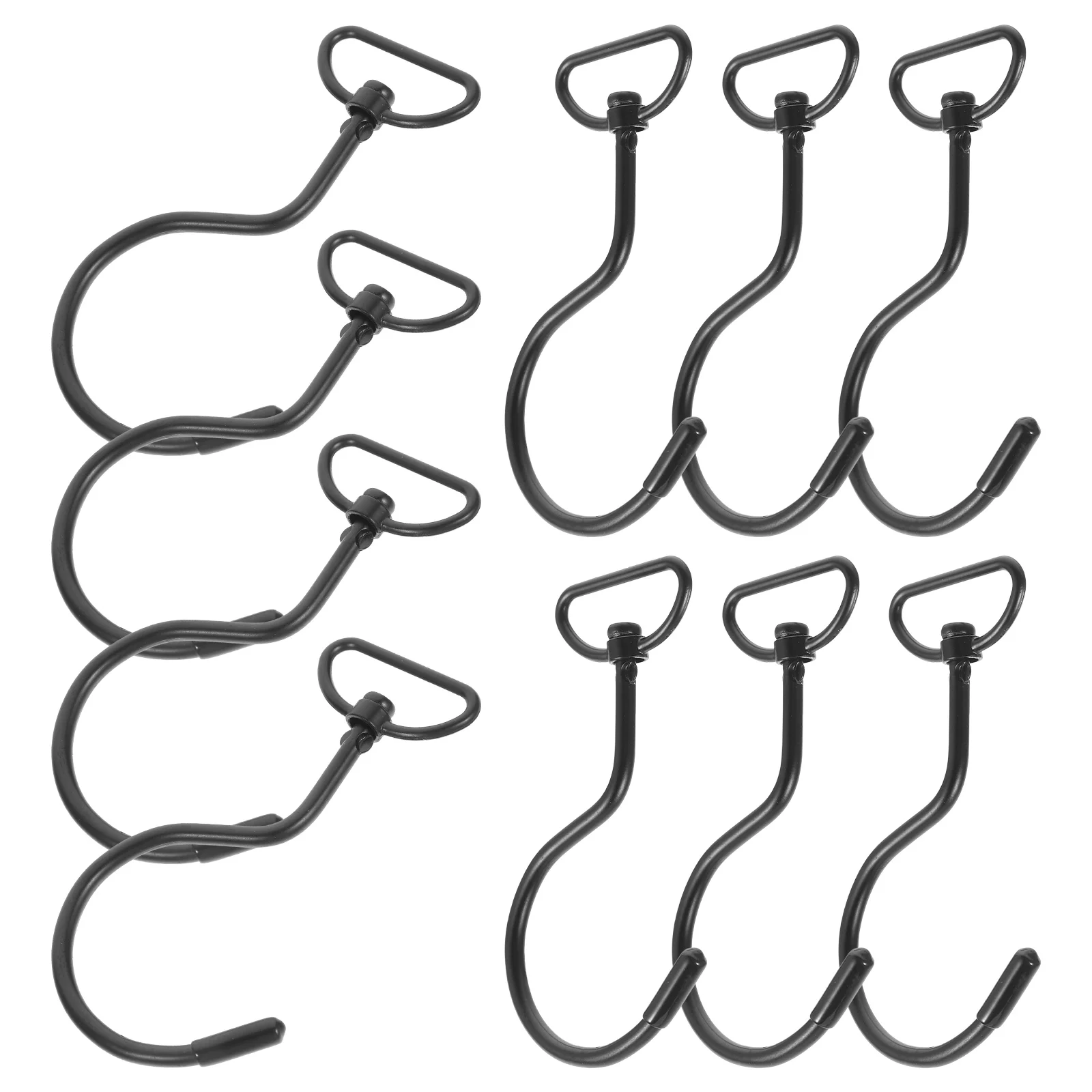 10 Pcs Rotating Hooks 360 Degree Swivel Metal S Hooks for Closet Rod Home Storage Rack Iron No Screws Hanging Kitchen Bathroom
10 Pcs Rotating Hooks 360 Degree Swivel Metal S Hooks for Closet Rod Home Storage Rack Iron No Screws Hanging Kitchen Bathroom