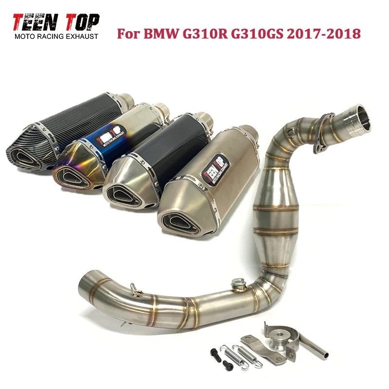 Motorcycle Exhaust Pipe For BMW G310R G310GS Exhaust System 51MM Exhaust Header Slip-on 370mm Exhaust Muffler G310R Escape Moto
Motorcycle Exhaust Pipe For BMW G310R G310GS Exhaust System 51MM Exhaust Header Slip-on 370mm Exhaust Muffler G310R Escape Moto