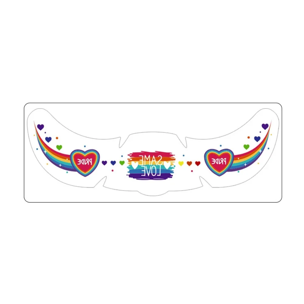 Waterproof Rainbow Freckles Face Tattoo Long Lasting Facial Art Face Temporary Tattoos Disposable Makeup Stickers Pride Month
Waterproof Rainbow Freckles Face Tattoo Long Lasting Facial Art Face Temporary Tattoos Disposable Makeup Stickers Pride Month