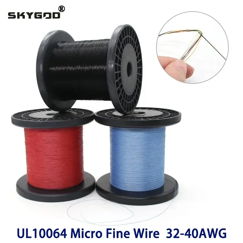 10/20/50/100/200/500M UL10064 PTFE Wire 40/36/34/32AWG PEP Plastic Solder High Conductivity Copper Cable Fine Micro Litz Wires
10/20/50/100/200/500M UL10064 PTFE Wire 40/36/34/32AWG PEP Plastic Solder High Conductivity Copper Cable Fine Micro Litz Wires
