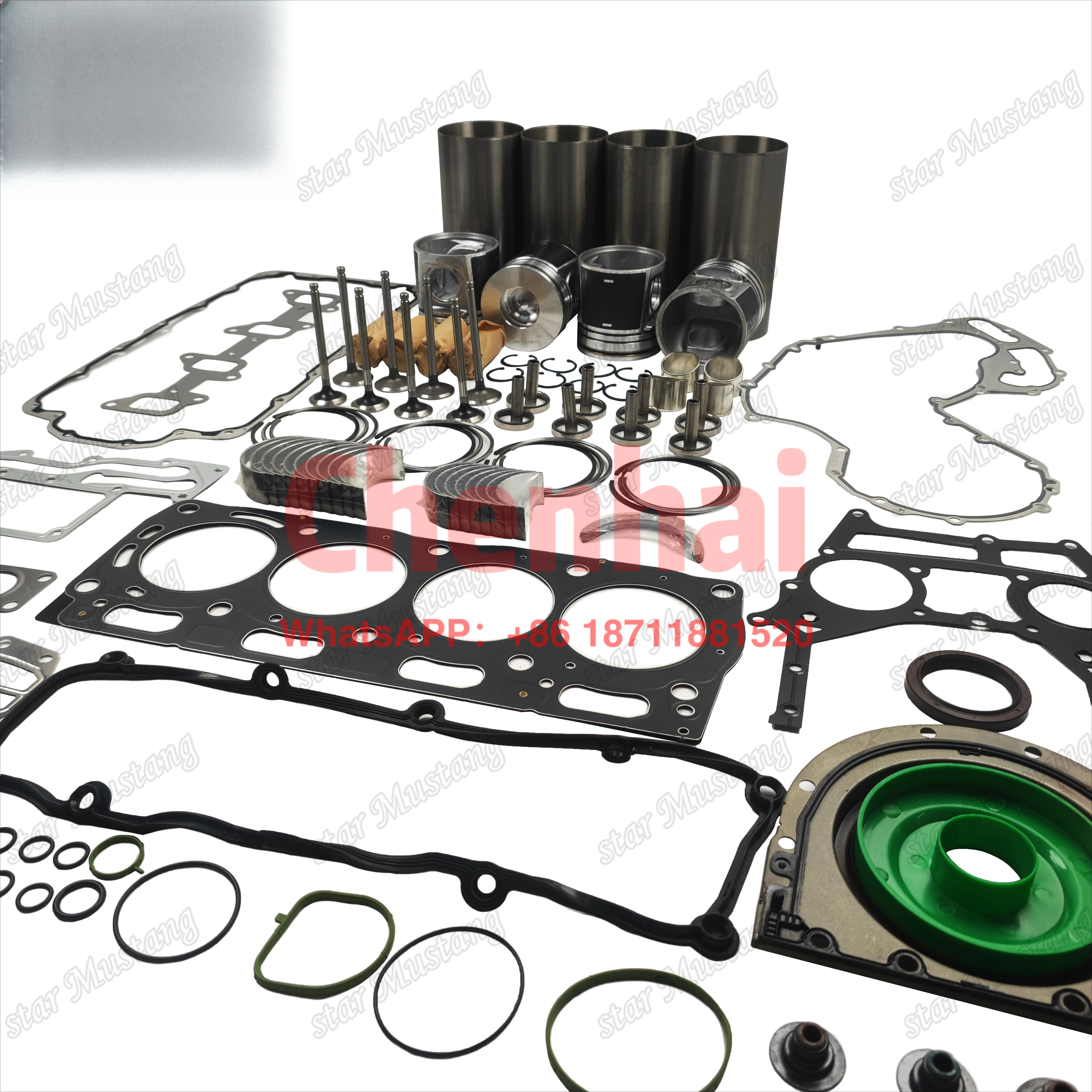 For Perkins Overhaul Repair Set 1104 1106 1104D Cylinder Liner Kit 11010524 Piston Set 3135M161 Gasket Kit U5LB0382 Bearing
For Perkins Overhaul Repair Set 1104 1106 1104D Cylinder Liner Kit 11010524 Piston Set 3135M161 Gasket Kit U5LB0382 Bearing