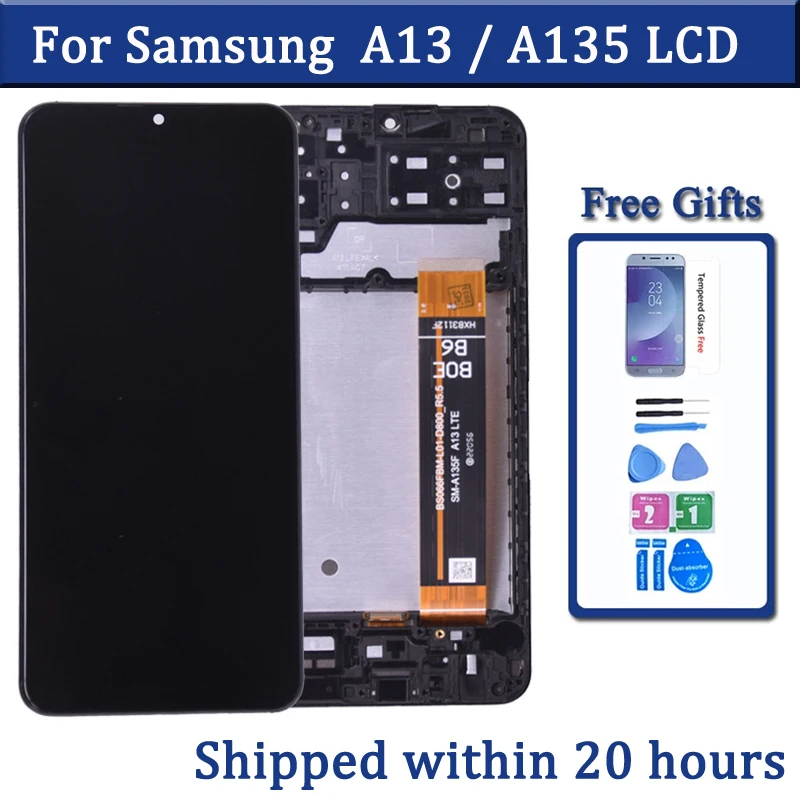 6.6'' For Samsung A13 4G A135 LCD Display Touch Screen Digitizer For Samsung A13 LTE A135F A135U A135U1 LCD
6.6'' For Samsung A13 4G A135 LCD Display Touch Screen Digitizer For Samsung A13 LTE A135F A135U A135U1 LCD