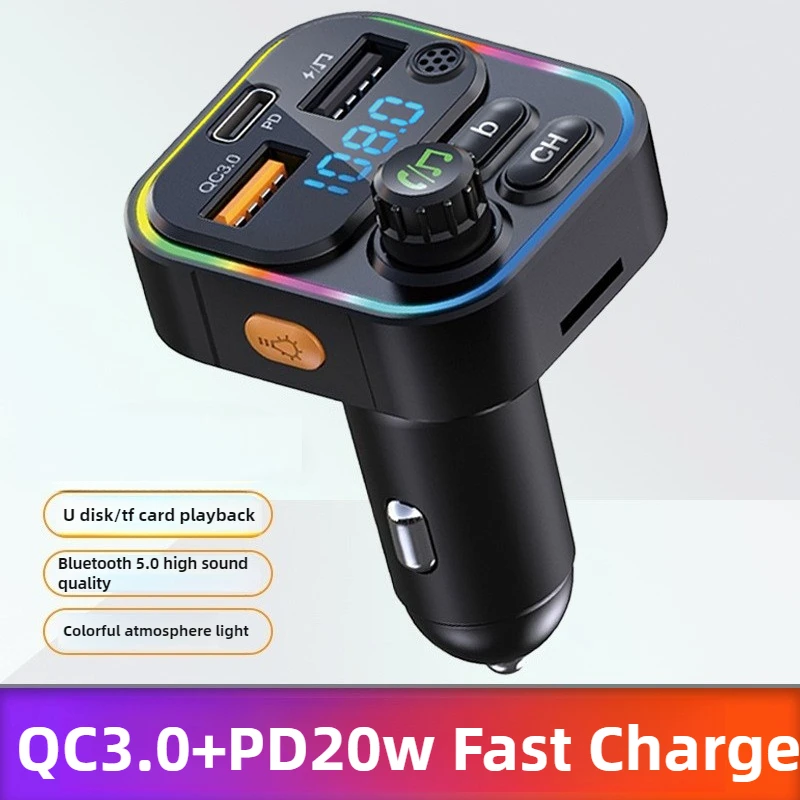 20W USB C Bluetooth Adapter for Car AUX Wireless FM Radio Transmitter Handsfree Calling & Audio Receiver MP3 Music Player QC3.0
20W USB C Bluetooth Adapter for Car AUX Wireless FM Radio Transmitter Handsfree Calling & Audio Receiver MP3 Music Player QC3.0