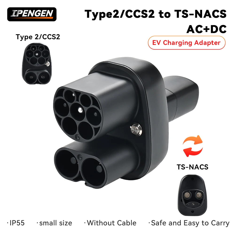 IPENGEN CCS2 To Tesla EV Charger Adapter 250A CCS2 Combo for Tesla Convertor for Car Charger CCS2 for Tesla Model 3 Y X S
IPENGEN CCS2 To Tesla EV Charger Adapter 250A CCS2 Combo for Tesla Convertor for Car Charger CCS2 for Tesla Model 3 Y X S
