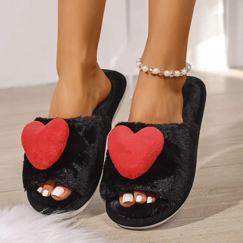 Love Fluffy Women's Slippers Home Autumn Winter 3D Heart Designer Woman Shoes Fashion Flats Indoor Casual Fuzzy Fur Slides Girls
Love Fluffy Women's Slippers Home Autumn Winter 3D Heart Designer Woman Shoes Fashion Flats Indoor Casual Fuzzy Fur Slides Girls