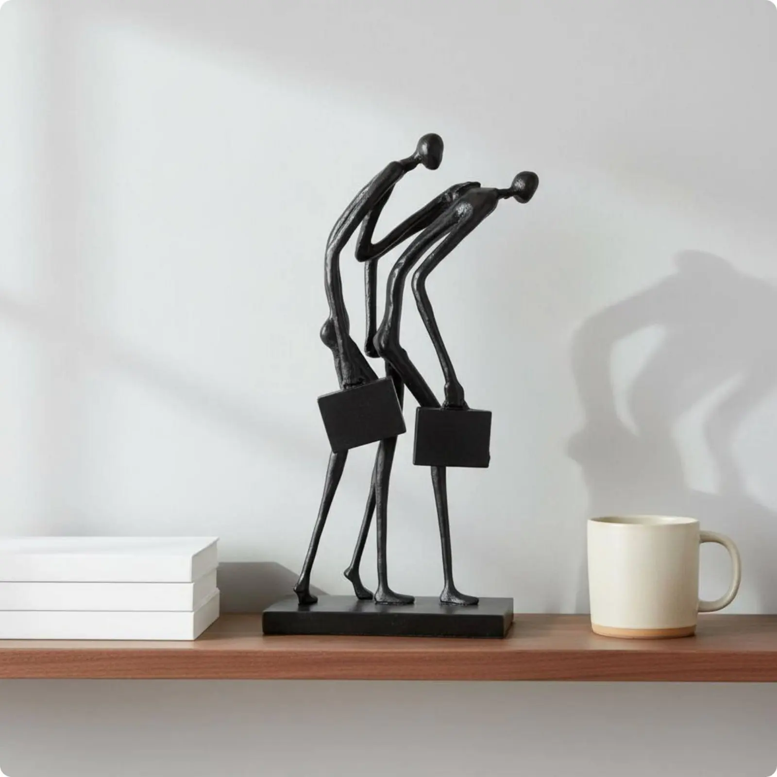 Abstract Human Figure Sculpture Minimalist Design Modern Metal Sculpture Figurine Table Decorative Piece Handmade for Office
Abstract Human Figure Sculpture Minimalist Design Modern Metal Sculpture Figurine Table Decorative Piece Handmade for Office