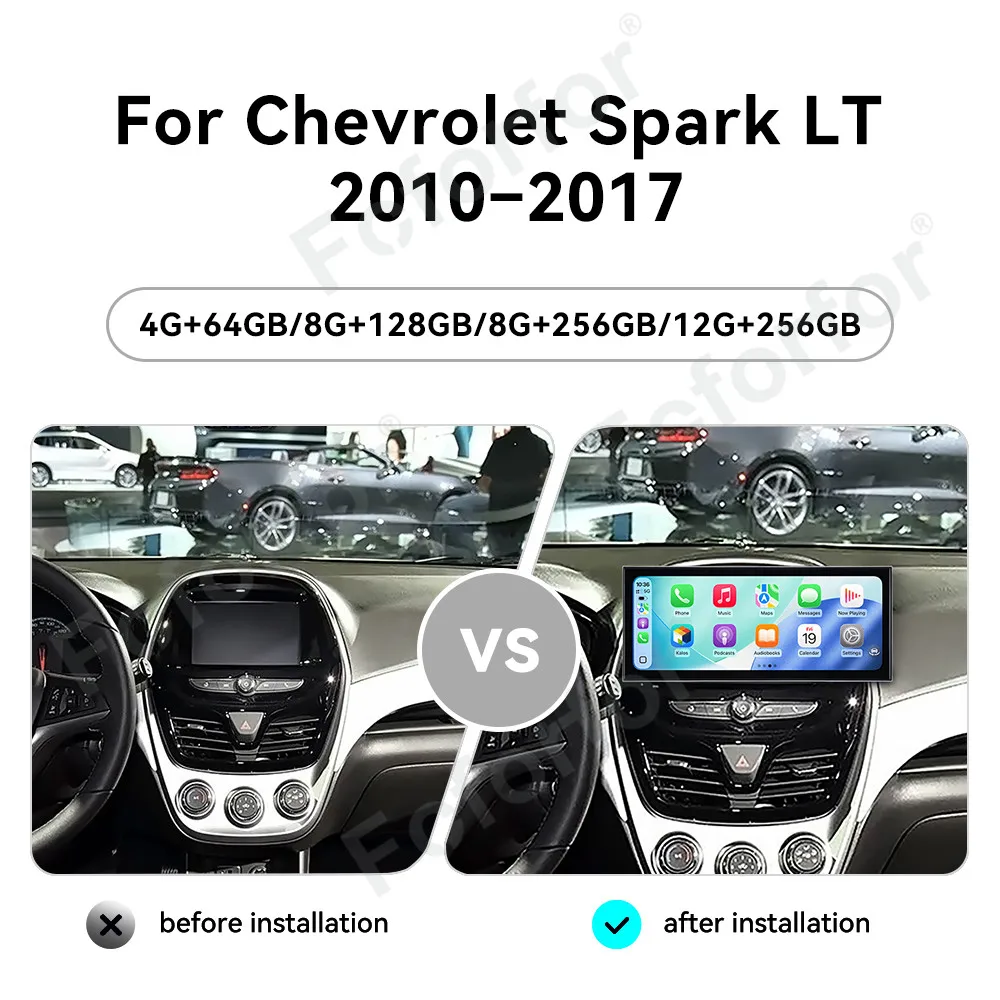 For Chevrolet Spark LT 2010-2017 Car Multimedia Player 15.8inch Vertical Screen GPS Navi Radio CarPlay Android Auto DSP 4G LTE
For Chevrolet Spark LT 2010-2017 Car Multimedia Player 15.8inch Vertical Screen GPS Navi Radio CarPlay Android Auto DSP 4G LTE