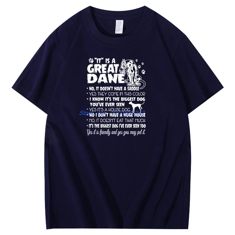 Dog It's A Great Dane Graphic T Shirts New Shirts And T-Shirts Birthday Gifts T-Shirt Cotton Short Sleeve T-Shirts Mens Clothes
Dog It's A Great Dane Graphic T Shirts New Shirts And T-Shirts Birthday Gifts T-Shirt Cotton Short Sleeve T-Shirts Mens Clothes