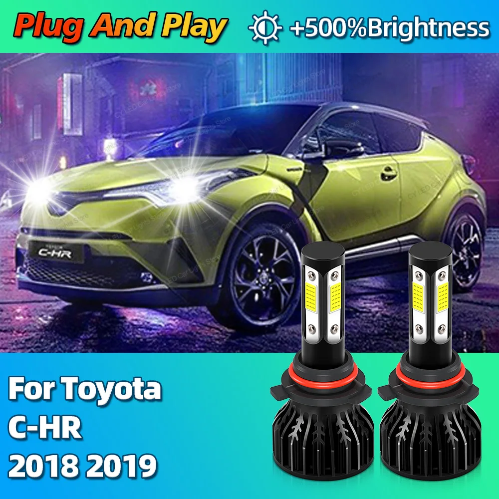 2Pcs Turbo 30000Lm Car Headlight LED Bulbs CANBUS Lights 9012 HIR2 For Toyota C-HR CHR 2018 2019 6000K 4Side Chip Headlamp
2Pcs Turbo 30000Lm Car Headlight LED Bulbs CANBUS Lights 9012 HIR2 For Toyota C-HR CHR 2018 2019 6000K 4Side Chip Headlamp