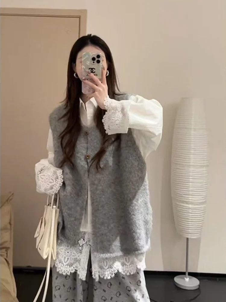 Новое весеннее поступление, корейский комплект футболок, жилет, кружевные повседневные брюки, Aosphere Sensation, женский ансамбль Faion
Новое весеннее поступление, корейский комплект футболок, жилет, кружевные повседневные брюки, Aosphere Sensation, женский ансамбль Faion