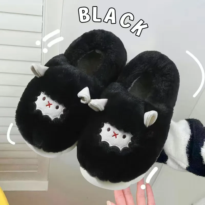 New Cotton Slippers for Couples Cute Thick Soled Slippers Winter Indoor Warm Cotton Shoes Winter Women's Shoes Zapatos Casuales
New Cotton Slippers for Couples Cute Thick Soled Slippers Winter Indoor Warm Cotton Shoes Winter Women's Shoes Zapatos Casuales