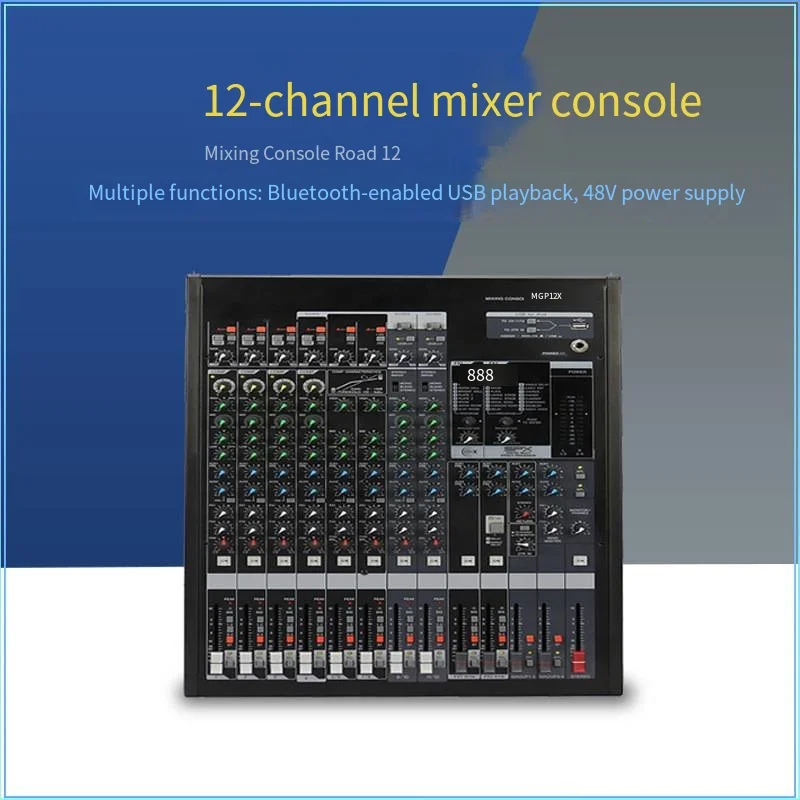 профессиональные выступления на сцене микшерной консоли имеют аудиооборудование DJ Mixer, оснащенным цифровым микшером Bluetooth USB.
профессиональные выступления на сцене микшерной консоли имеют аудиооборудование DJ Mixer, оснащенным цифровым микшером Bluetooth USB.