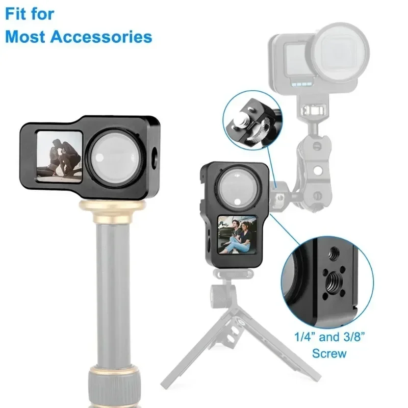 Aluminum Alloy Protective Case for DJI Action 2 Metal Case Frame Cage + UV Lens Filter for DJI Action 2 Camera Accessories
Aluminum Alloy Protective Case for DJI Action 2 Metal Case Frame Cage + UV Lens Filter for DJI Action 2 Camera Accessories