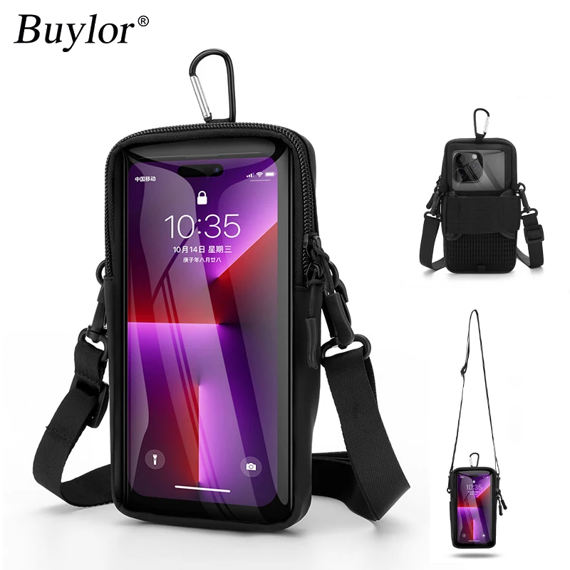 Universal Touch Screen Phone Bag Waterproof Crossbody Shoulder Bag with Adjustable Strap for Outdoor Sports Travel Daily Use
Universal Touch Screen Phone Bag Waterproof Crossbody Shoulder Bag with Adjustable Strap for Outdoor Sports Travel Daily Use