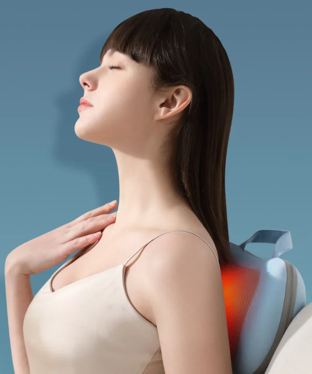 Back Massager, Neck Massager Pillow with Kneading Massage Heat Deep Tissue Kneading Massage for Full Body
Back Massager, Neck Massager Pillow with Kneading Massage Heat Deep Tissue Kneading Massage for Full Body