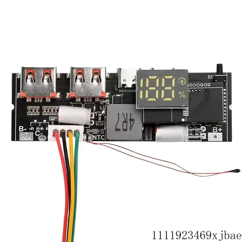 3S PD 65W 4S 5S PD 100W Bidirectional Fast Charging Module DIY Mobile Power Motherboard Temperature Control Electricity Display
3S PD 65W 4S 5S PD 100W Bidirectional Fast Charging Module DIY Mobile Power Motherboard Temperature Control Electricity Display