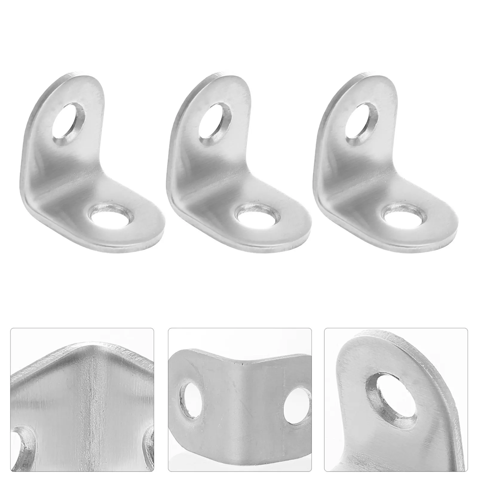 40Sets Stainless Steel Angle Brackets L Shape Corner Braces Corner Fixers for Furniture Cabinets Wardrobes Heavy Duty Right
40Sets Stainless Steel Angle Brackets L Shape Corner Braces Corner Fixers for Furniture Cabinets Wardrobes Heavy Duty Right