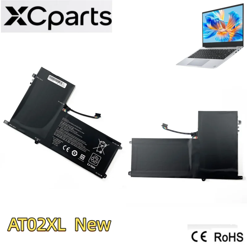 7.4V 25Wh New AT02XL Laptop Battery for HP ElitePad 900 G1 HSTNN-IB3U HSTNN-DB3U HSTNN-C75C 685368-1C1 685987-001 Lithium-ion
7.4V 25Wh New AT02XL Laptop Battery for HP ElitePad 900 G1 HSTNN-IB3U HSTNN-DB3U HSTNN-C75C 685368-1C1 685987-001 Lithium-ion