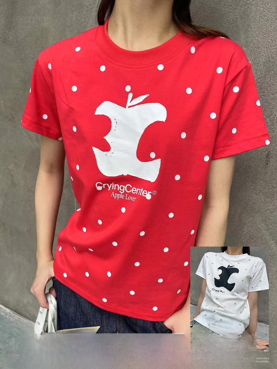 CryingCenter Women's Polka Dot Shoulder Tee Loose Fit Cotton Short Sleeve round Neck Modern Style Summer Casual Wear
CryingCenter Women's Polka Dot Shoulder Tee Loose Fit Cotton Short Sleeve round Neck Modern Style Summer Casual Wear