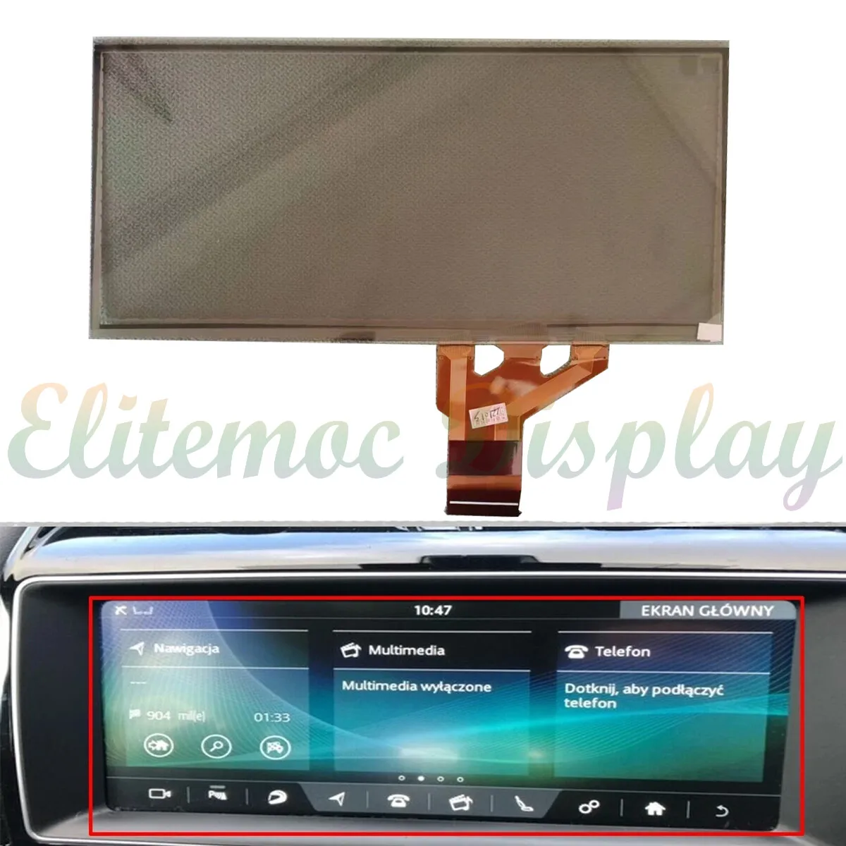 10" Touch Screen Digitizer for Land Rover Discovery L462 & Jaguar XE 2017-2023 Radio Navigation GPS OEM Replacement Panel
10" Touch Screen Digitizer for Land Rover Discovery L462 & Jaguar XE 2017-2023 Radio Navigation GPS OEM Replacement Panel