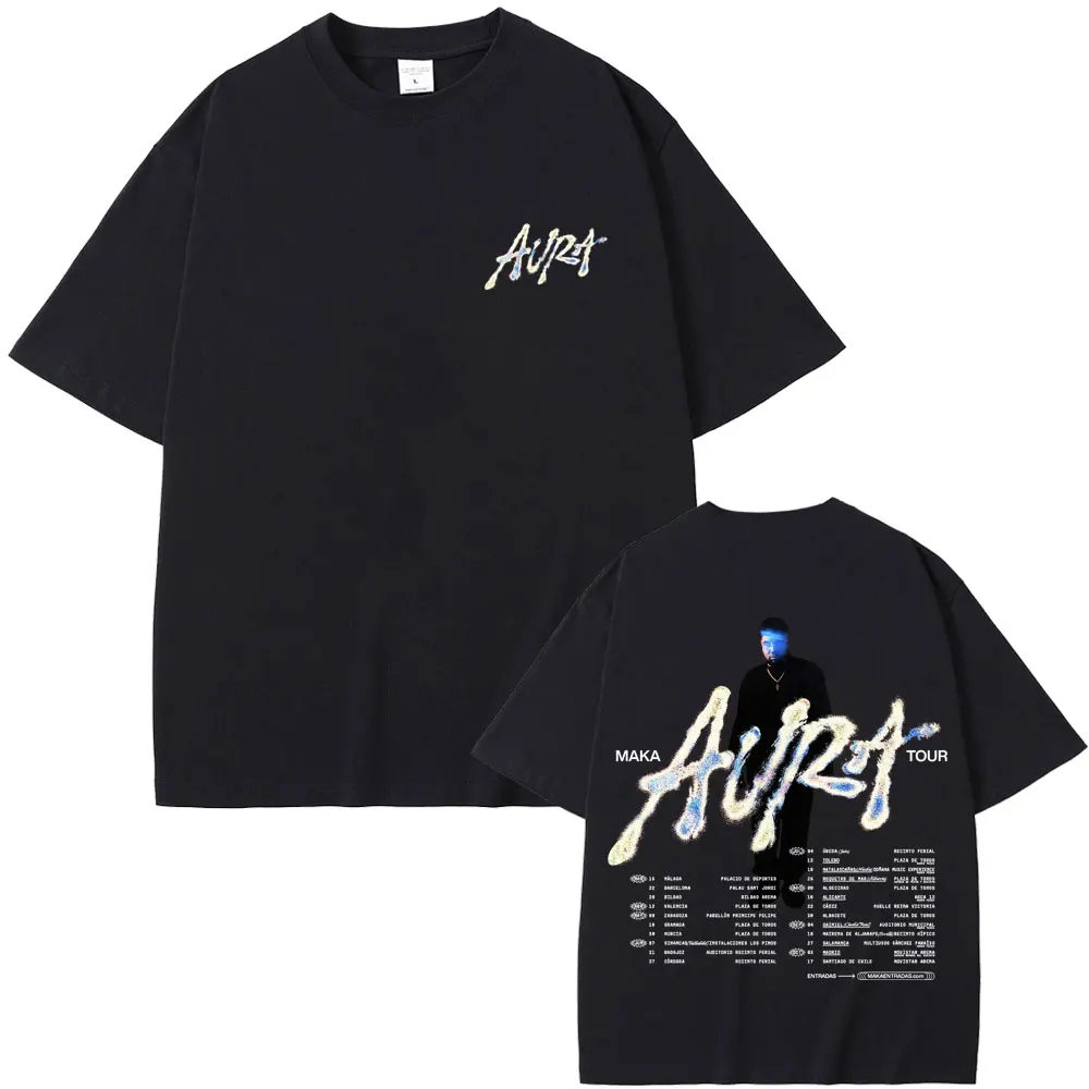 2025 Hot Sale Rapper Maka Aura Tour T-shirts Men Women Casual Gothic Vintage T-shirt Men's Hip Hop Oversized T Shirts Streetwear
2025 Hot Sale Rapper Maka Aura Tour T-shirts Men Women Casual Gothic Vintage T-shirt Men's Hip Hop Oversized T Shirts Streetwear