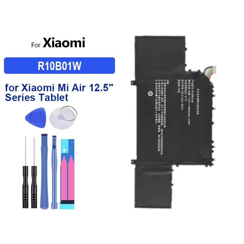 Premium Replacement 4886mAh Laptop Battery R10B01W For Xiaomi MI Air 12.5" Series Tablet Long-Lasting Performance
Premium Replacement 4886mAh Laptop Battery R10B01W For Xiaomi MI Air 12.5" Series Tablet Long-Lasting Performance