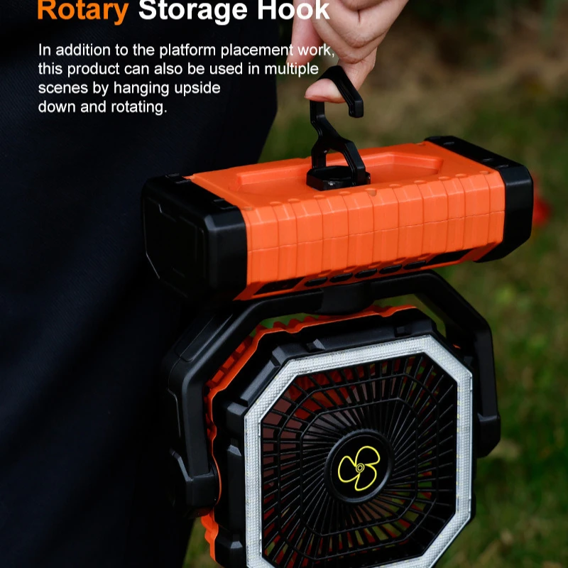 Camping Fan 20000mAh Battery Powered Fan Rechargeable with LED Light Portable Outdoor Tent Fan with Hanging Hook 4 Speeds Wind
Camping Fan 20000mAh Battery Powered Fan Rechargeable with LED Light Portable Outdoor Tent Fan with Hanging Hook 4 Speeds Wind