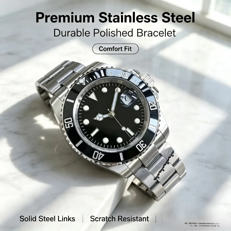 Luxury Men Diver Watch – Japanese Quartz Movement, Solid Steel Strap, Bright Luminous Hands, Waterproof Diving Watch
Luxury Men Diver Watch – Japanese Quartz Movement, Solid Steel Strap, Bright Luminous Hands, Waterproof Diving Watch