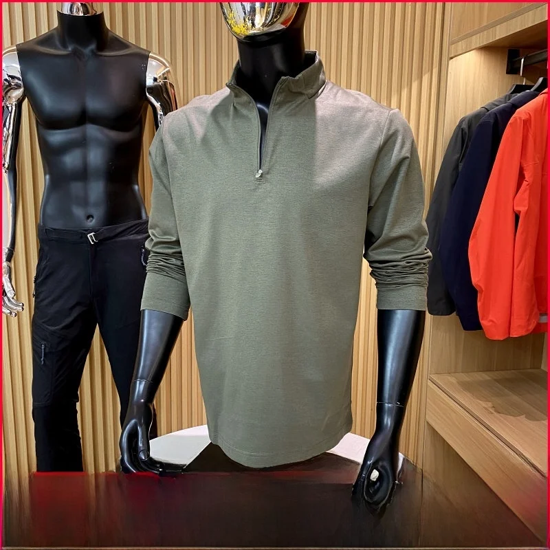 Breathable Outdoor Heavyweight Sport Long Sve T-irt f Zipper Qui Dry Functionali Youth Trend Stand Fit Pure Color
Breathable Outdoor Heavyweight Sport Long Sve T-irt f Zipper Qui Dry Functionali Youth Trend Stand Fit Pure Color