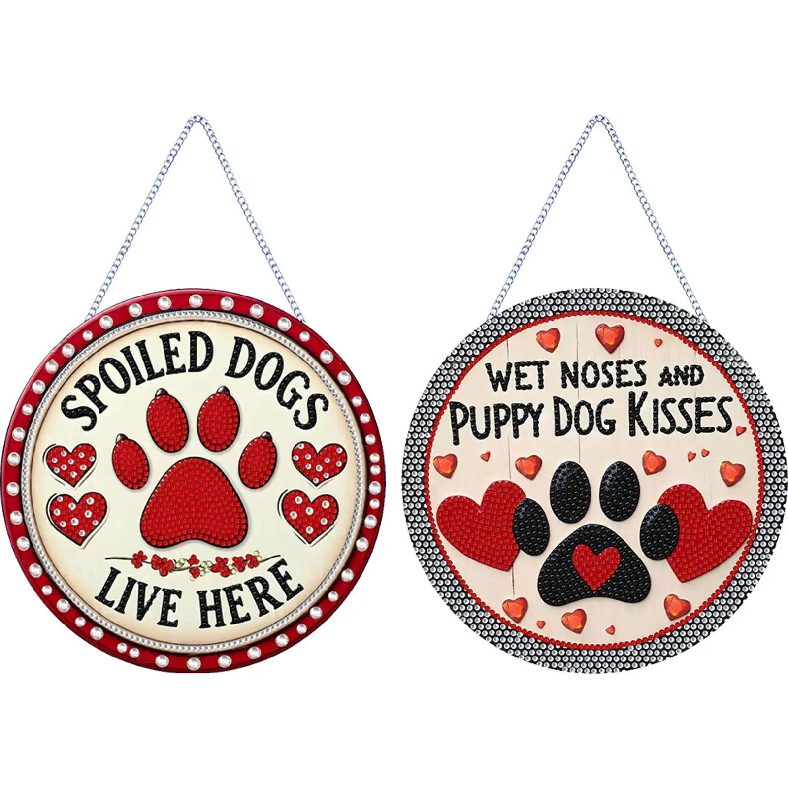 Suncatcher Diamond Painting Hanging Pendant Colorful Dog Paw Diamond Painting Hanging Sign Animal for DIY Craft
Suncatcher Diamond Painting Hanging Pendant Colorful Dog Paw Diamond Painting Hanging Sign Animal for DIY Craft