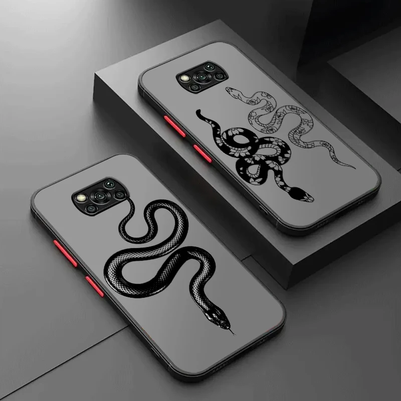Snake Fierce Popular Art Frosted Translucent For Xiaomi Mi Poco X5 X4 X3 M6 M5S M5 M4 M3 F5 F4 F3 GT Pro 5G Matte Phone Case
Snake Fierce Popular Art Frosted Translucent For Xiaomi Mi Poco X5 X4 X3 M6 M5S M5 M4 M3 F5 F4 F3 GT Pro 5G Matte Phone Case