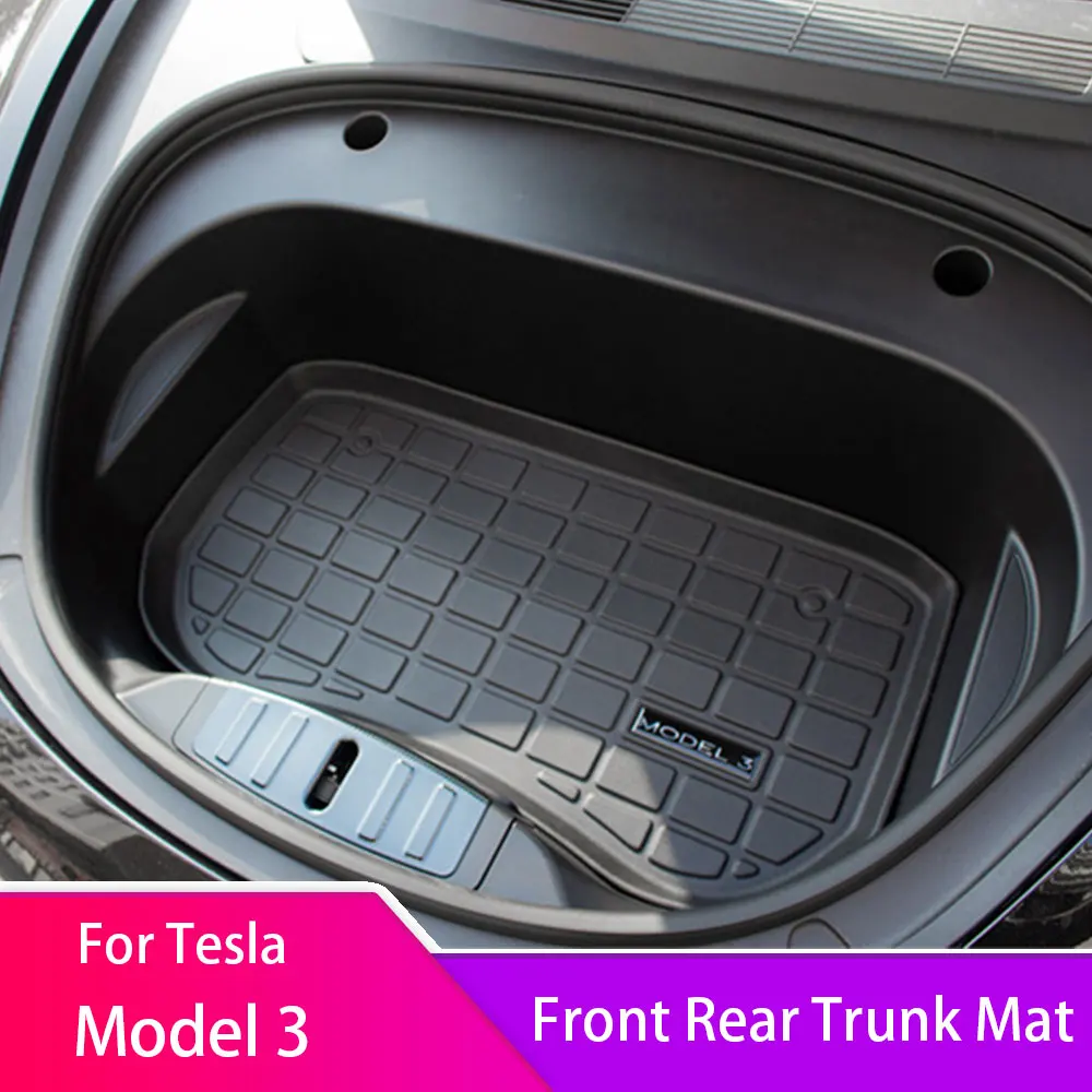 Fit Tesla Model 3 17-23 Front Rear Trunk Mat TPE Waterproof Protective Pads Cargo Liner Trunk Tray Floor Mat
Fit Tesla Model 3 17-23 Front Rear Trunk Mat TPE Waterproof Protective Pads Cargo Liner Trunk Tray Floor Mat