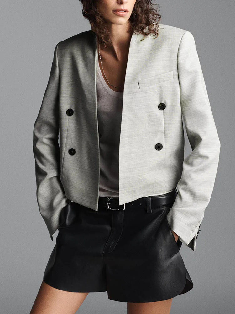 Spring 2026 New Sweet Fashionable Long Sleeve V-Neck Short Coat Jacket Women's Business Casual Style Standard Fit Short Outer...
Spring 2026 New Sweet Fashionable Long Sleeve V-Neck Short Coat Jacket Women's Business Casual Style Standard Fit Short Outer...