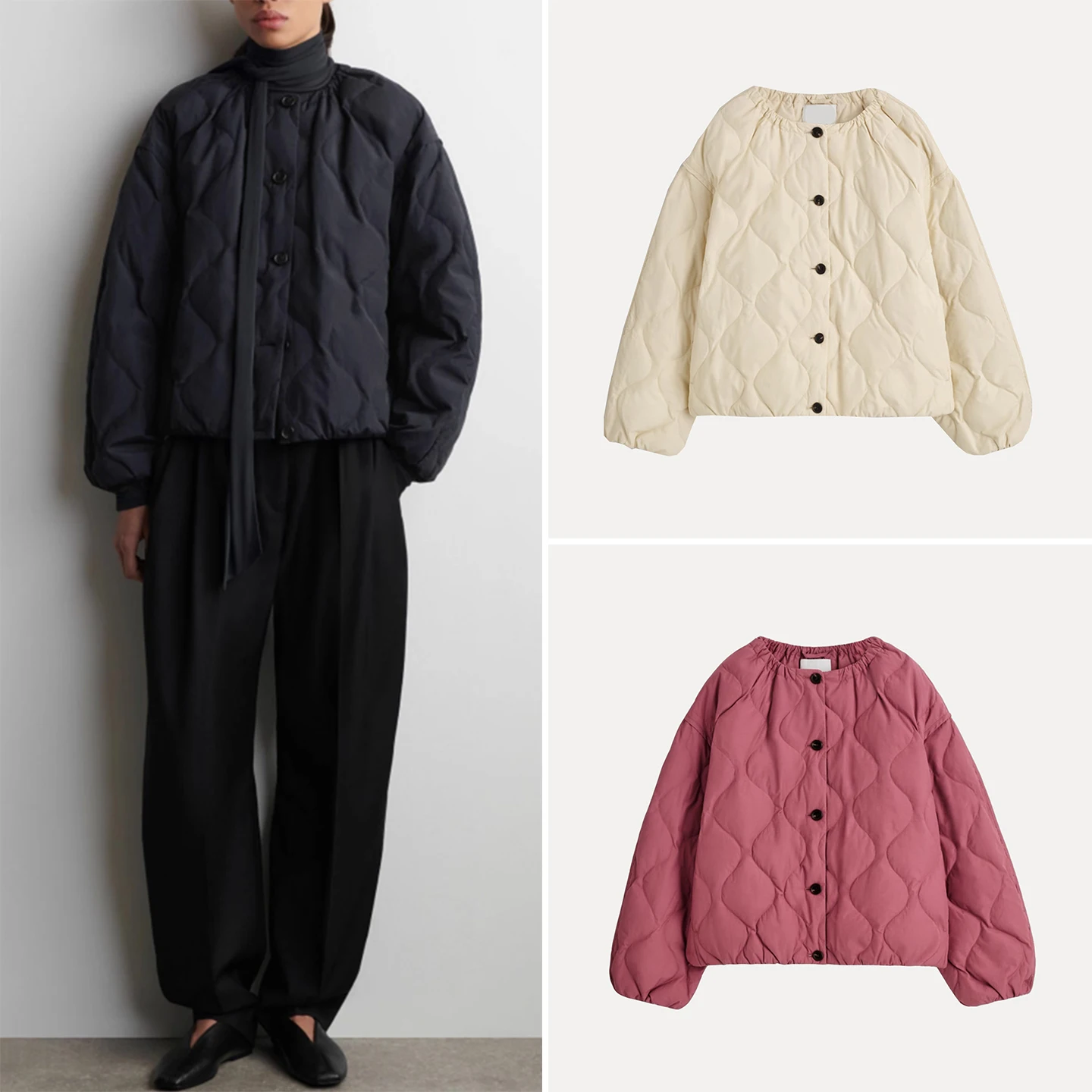 Casual Quilted Women's Winter Jaet 2025 New Sle Versatile Commute Sle Long Sve Stand Fit Button Closure Coat
Casual Quilted Women's Winter Jaet 2025 New Sle Versatile Commute Sle Long Sve Stand Fit Button Closure Coat