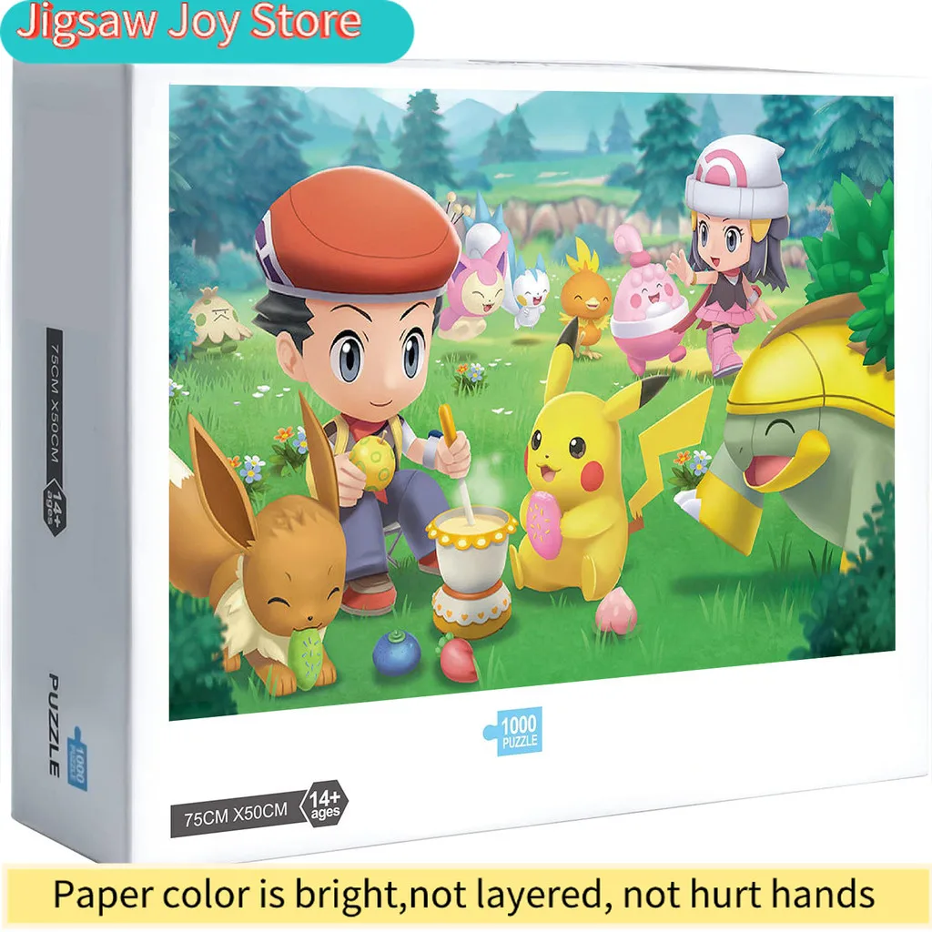 Пазл-головоломка Pokemon Brilliant Diamond&Shining Pearl, домашняя игра, украшение для дома, подарок
Пазл-головоломка Pokemon Brilliant Diamond&Shining Pearl, домашняя игра, украшение для дома, подарок