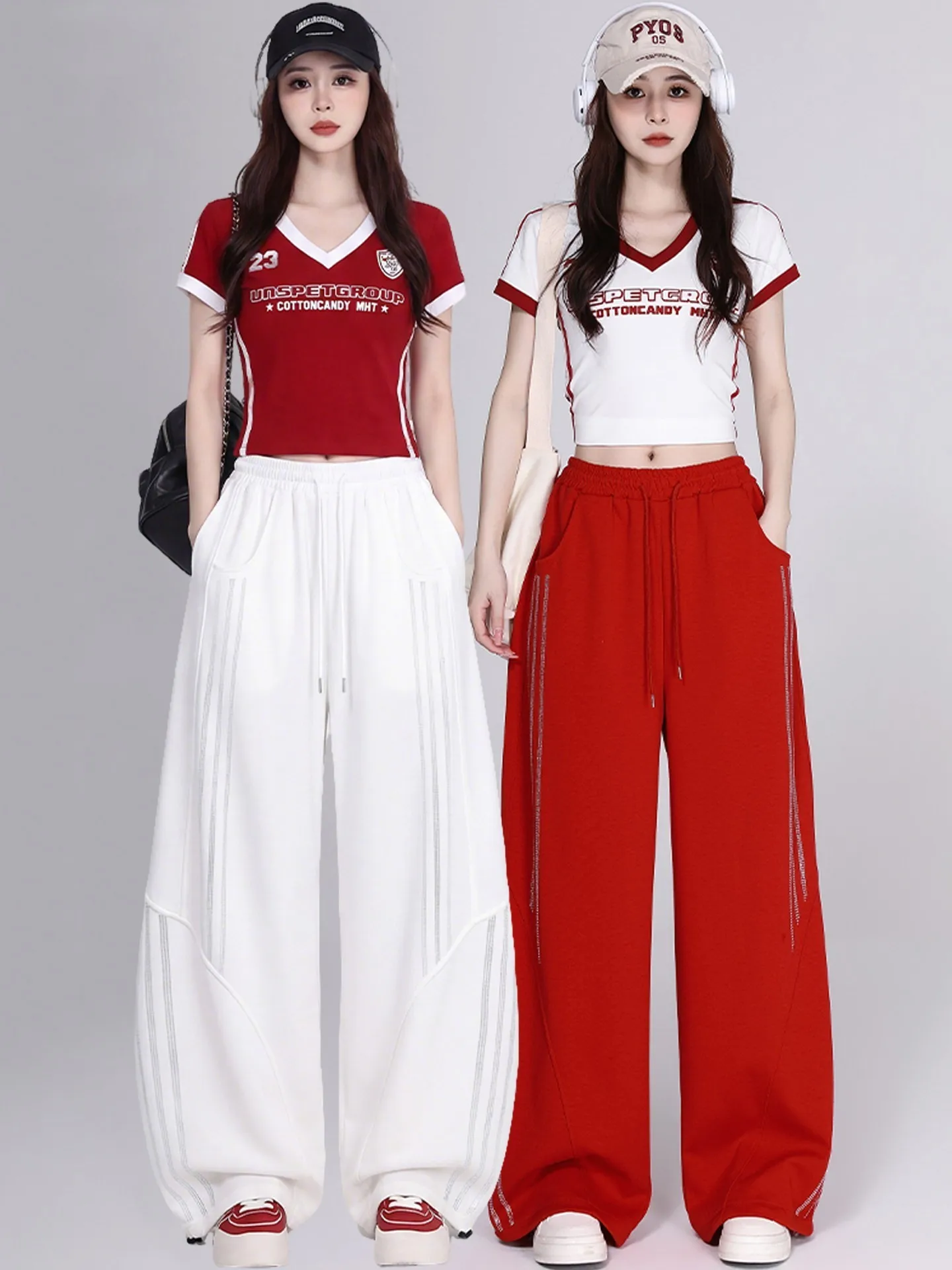 Modern Dance Sportswear Jazz Dance Outfit Kpop Female Group Performance Clothes Street Dance Gymnastics Uniform Cotton Material
Modern Dance Sportswear Jazz Dance Outfit Kpop Female Group Performance Clothes Street Dance Gymnastics Uniform Cotton Material