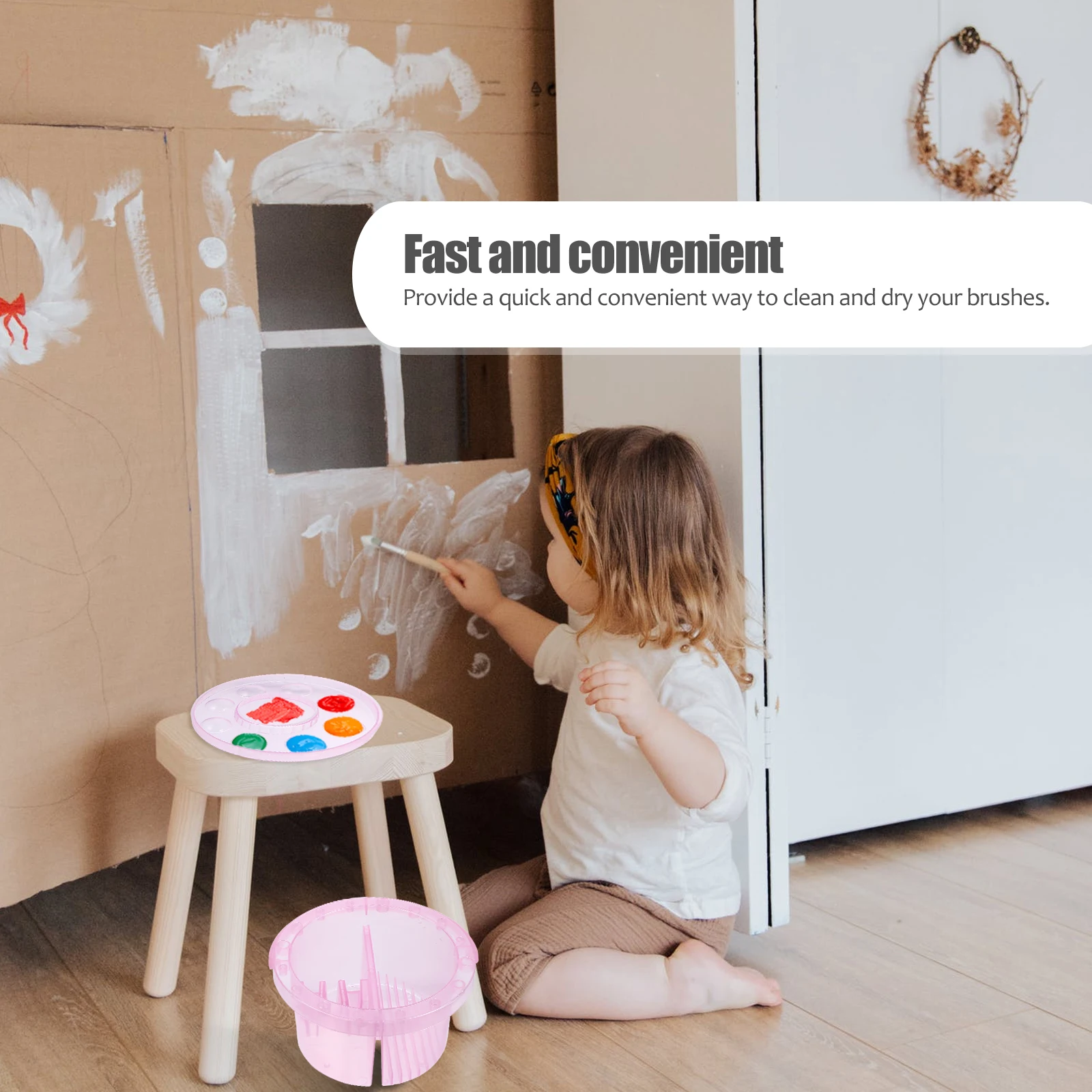 Brush Washing Container 3 In 1 Paint Holder Color Tray For Oil Paint Wash Artist Basin Portable Painting Tool Bucket
Brush Washing Container 3 In 1 Paint Holder Color Tray For Oil Paint Wash Artist Basin Portable Painting Tool Bucket