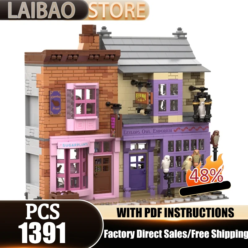 City Street View Moc Building Bricks Owl Mall and Dessert Shop Model Technology Modular Blocks Gifts Sets Assembly Toys DlY
City Street View Moc Building Bricks Owl Mall and Dessert Shop Model Technology Modular Blocks Gifts Sets Assembly Toys DlY