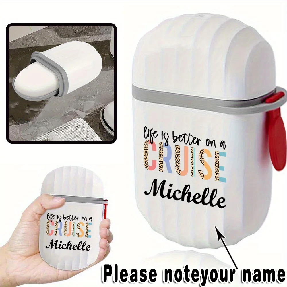 Customized Name Sealed Soap Case with Lid Tray Leakproof Soap Dish Box Organizer Container Travel Accessories Personalized DIY
Customized Name Sealed Soap Case with Lid Tray Leakproof Soap Dish Box Organizer Container Travel Accessories Personalized DIY