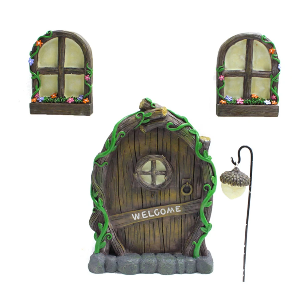 Fairy Door and Windows for Trees Ornament Glow in The Dark Luminous Outdoor Decoration for Kids Room Miniature Garden Home Yard
Fairy Door and Windows for Trees Ornament Glow in The Dark Luminous Outdoor Decoration for Kids Room Miniature Garden Home Yard