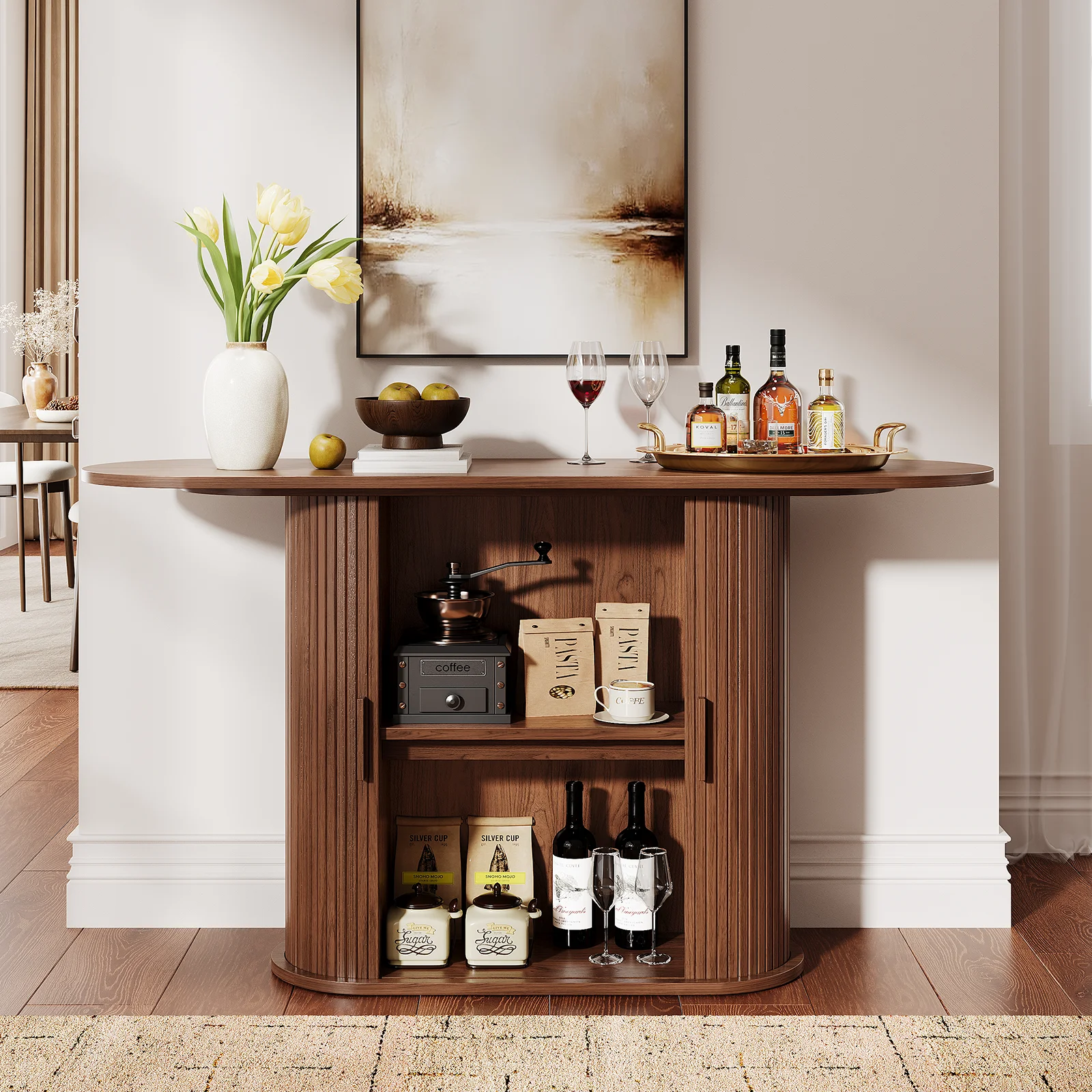 Console Table with Storage, Fluted Entryway Tables with Sliding Doors, Hallway Tables, Sofa Table Behind Couch, Foyer Table
Console Table with Storage, Fluted Entryway Tables with Sliding Doors, Hallway Tables, Sofa Table Behind Couch, Foyer Table