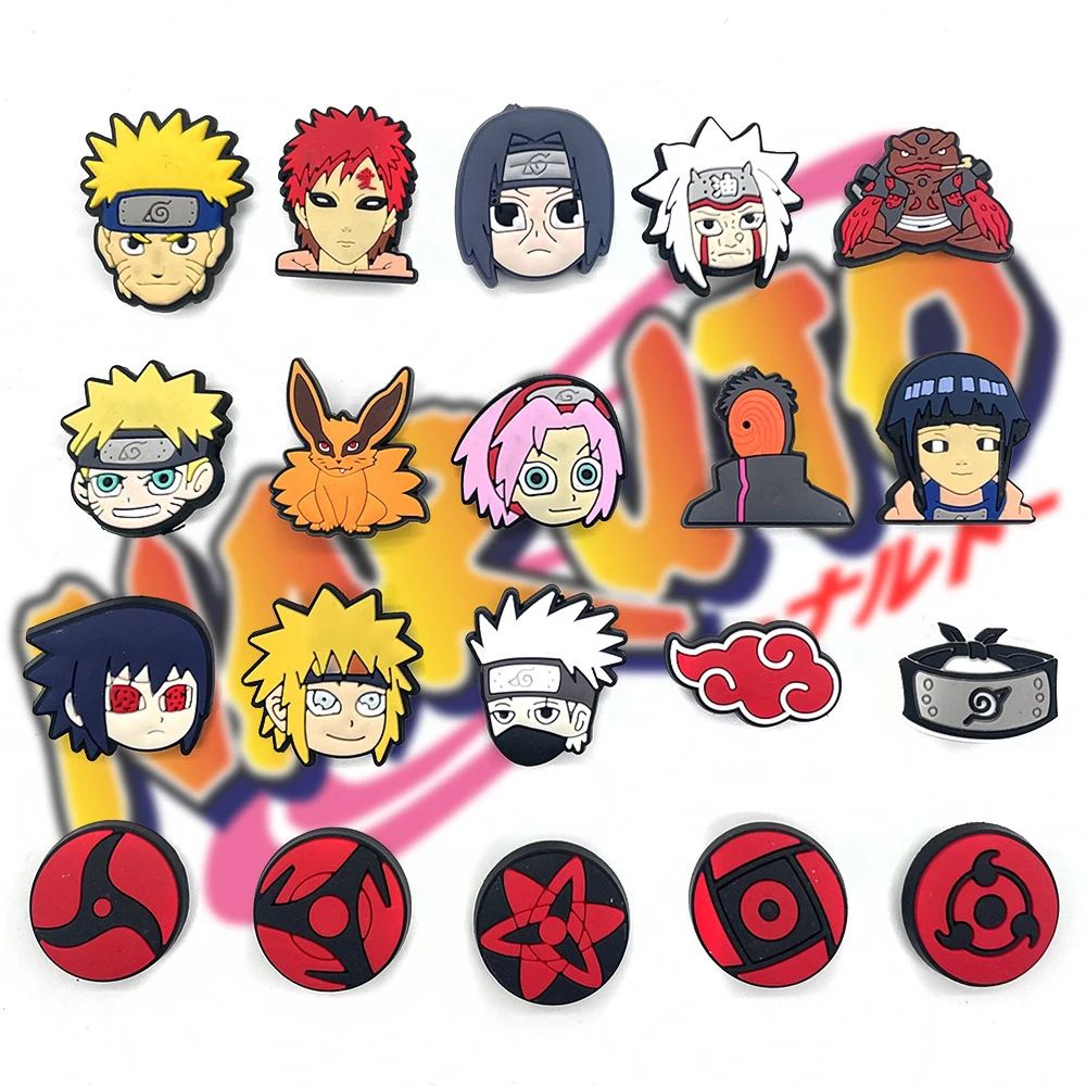 20pcs Naruto Shoe Charms Decoration Anime Buckle Sasuke PVC Garden Shoes Sandals Accessories Kids Party Gifts
20pcs Naruto Shoe Charms Decoration Anime Buckle Sasuke PVC Garden Shoes Sandals Accessories Kids Party Gifts
