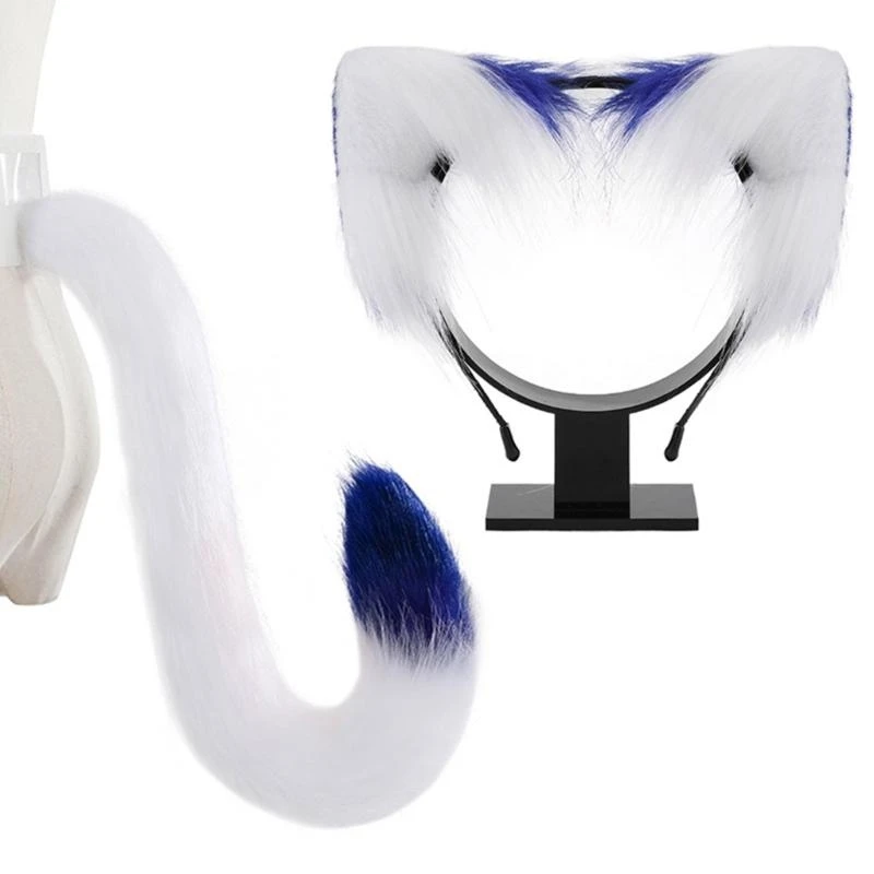 N0PE Animal Cosplay Costumes Faux Furs Foxes Wolf Furry Tail and Ear Headband Set
N0PE Animal Cosplay Costumes Faux Furs Foxes Wolf Furry Tail and Ear Headband Set
